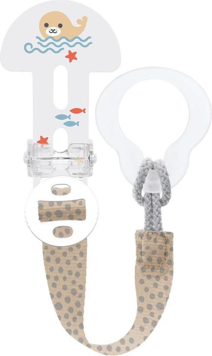 Actual product image MAM Schnullerketten Schnullerband Clip it! - Robbe (1 x, from birth)