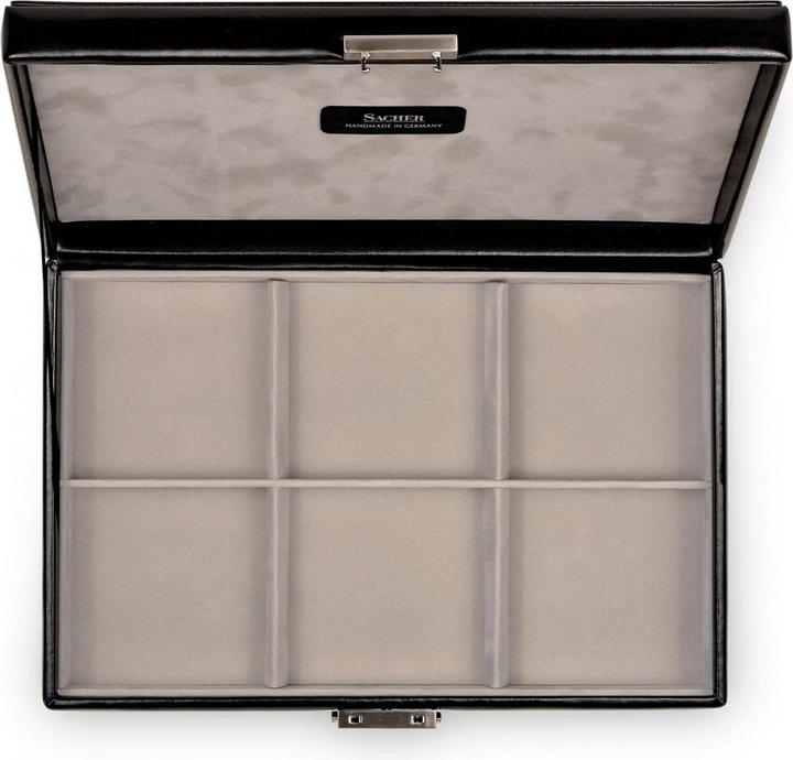 Actual product image Sacher M9.A07.010421 - Case with 6 compartments VARIO CASO vario caso black leather