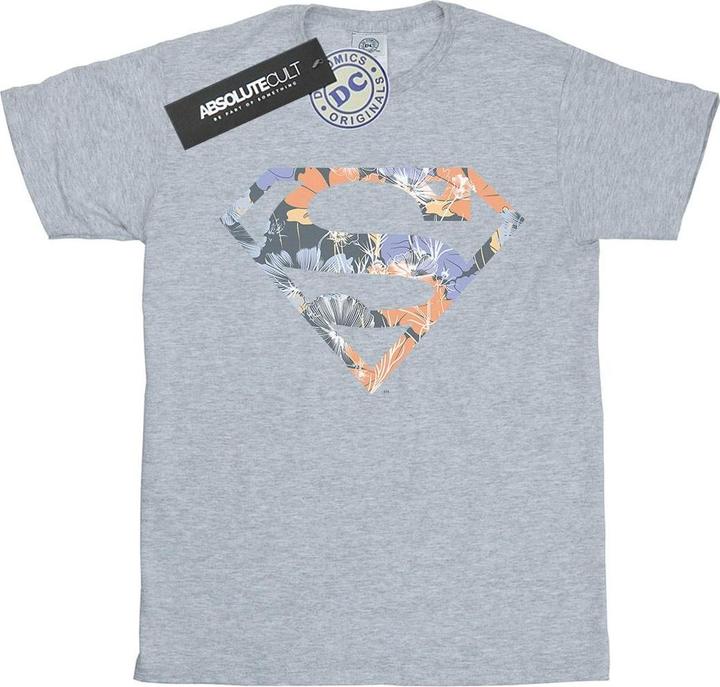 Superman Floral Logo 2 TShirt Jungen