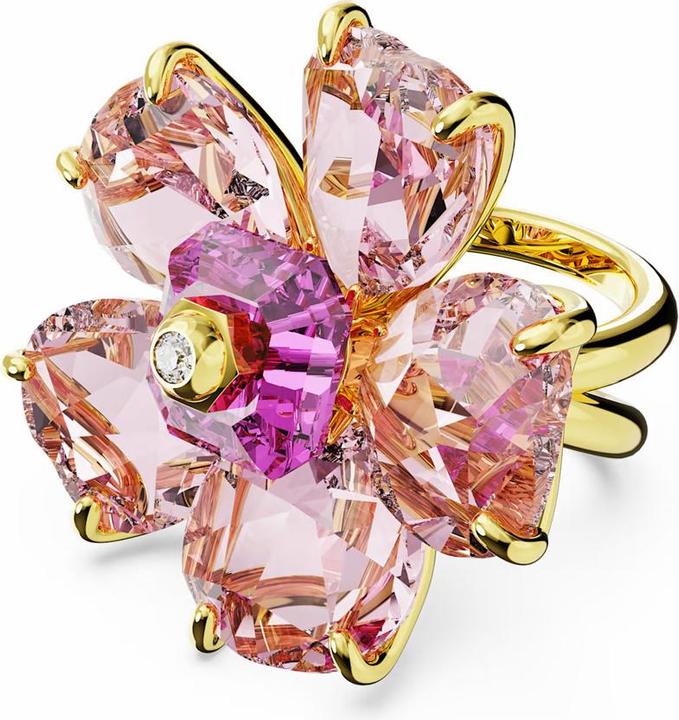 Image du produit Swarovski Florere Cocktail Bague Fleur Rose Or (52)
