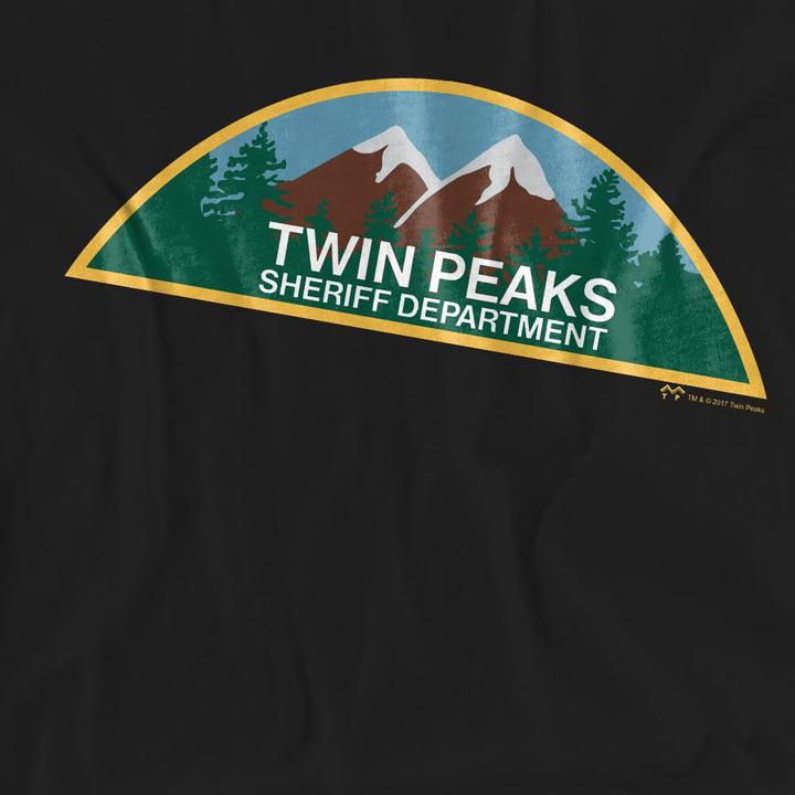 Actual product image Twin Peaks Unisex Adult Sheriff Department T-Shirt (L)