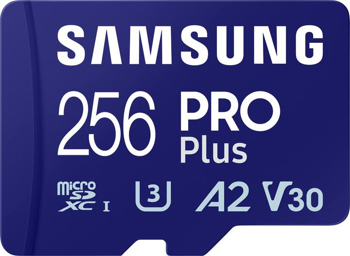 Samsung PRO Plus (256 Go, microSDXC, U3, UHS-I)