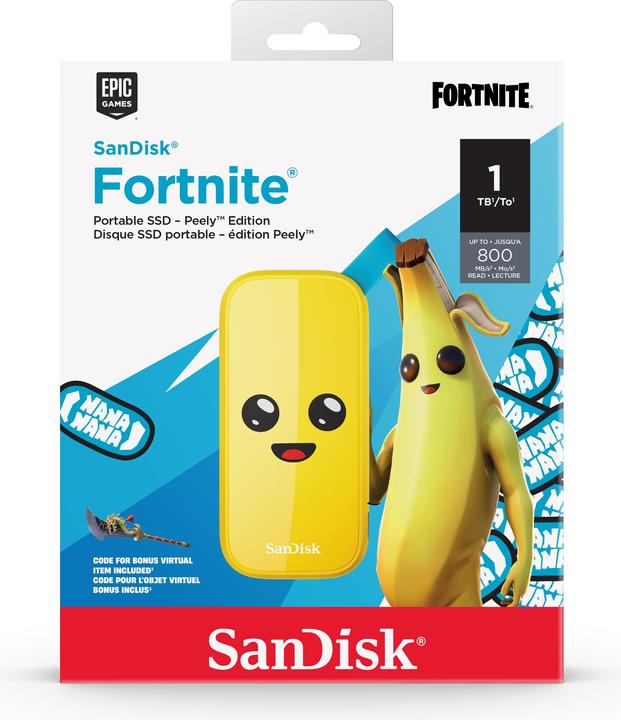 Image du produit SanDisk Portable SSD 1TB Peely Edition (1000 Go)