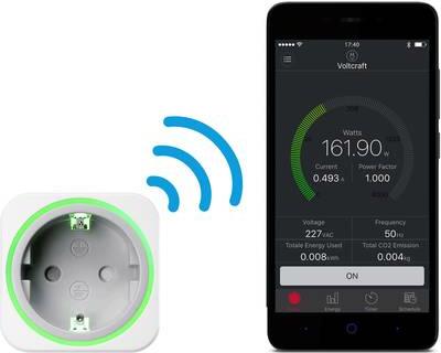 Produktbild Voltcraft SEM6000SE Energiekosten-Messgerät Bluetooth®-Schnittstelle, Datenexport, Datenloggerfunktion, Kosten