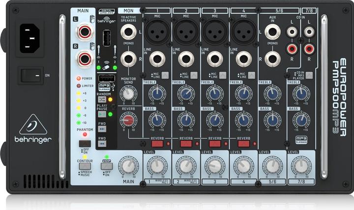 Produktbild Behringer Powermixer Europower PMP500MP3 (Studio- und Livemixer)