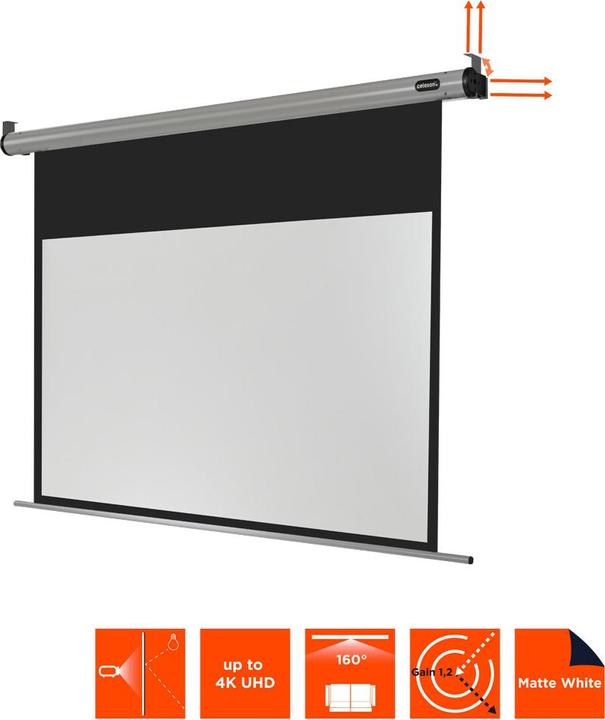 Produktbild Celexon Home Cinema electric screen - Leinwand - Deckenmontage möglich, geeignet für Wan (103.54", 16:9)