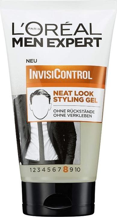 L'Oréal Paris L'Oréal Männerxperte, Invisicontrol ordentlicher Look, Haarstyling Gel, 150 ml (Haargel, 150 ml)