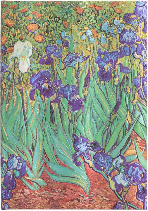 Paperblanks Notebook PB irises midi lin (Lined, Hardcover)