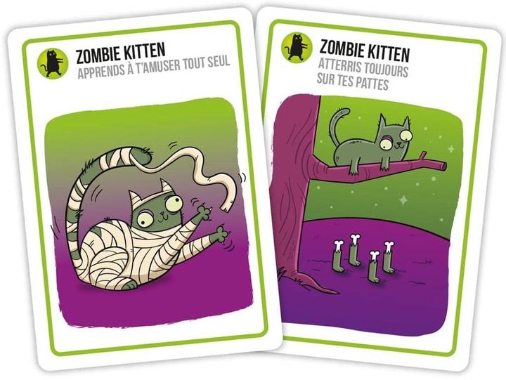 Actual product image Exploding Kittens Zombie Kittens (French)