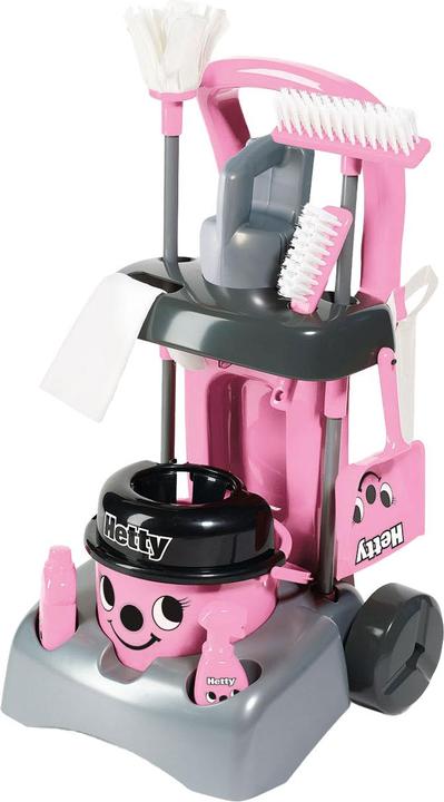 Actual product image Casdon Hetty Deluxe cleaning trolley playset