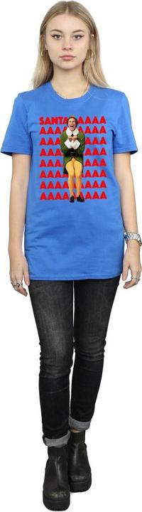 Immagine prodotto Elf Buddy Santa Scream Maglietta Ampia Donna (M)
