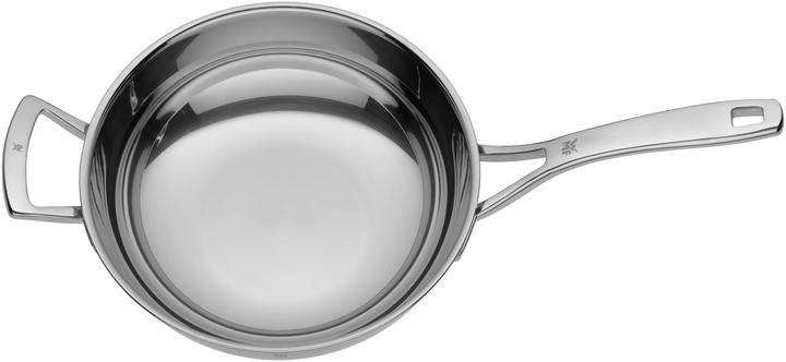 Produktbild WMF Wok Wokpfanne 28cm Metalldeckel Multiply Induktion Edelstahl unbeschichtet (28 cm, Wok Pfanne, Edelstahl)