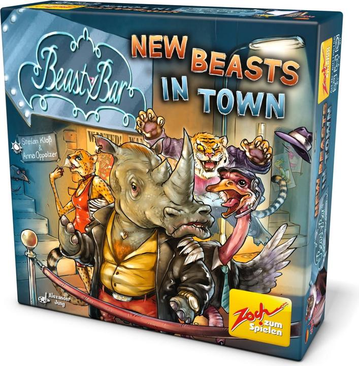 Produktbild Zoch ZOC05156 - Beasty Bar: New Beasts in Town, Kartenspiel, für 2-4 Spieler, ab 8 Jahren (Deutsch, Französisch, Italienisch, Englisch)