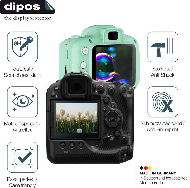 Actual product image Dipos Anti-Shock Screen Protector Matte