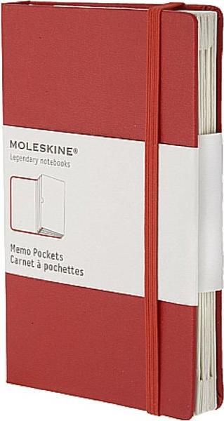 Actual product image Moleskine Memo Pocket red (A6, Hardcover)