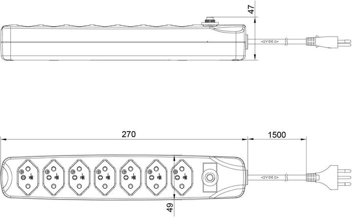 Image du produit Furber Bande de connexion (7 x, Type 13, 1.50 m)