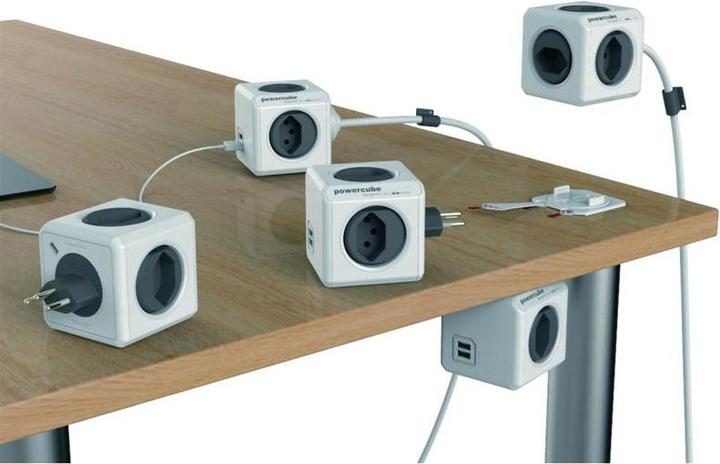 Produktbild Allocacoc PowerCube Extended USB S+ (4 x, Typ 13, USB-A, 1.50 m)