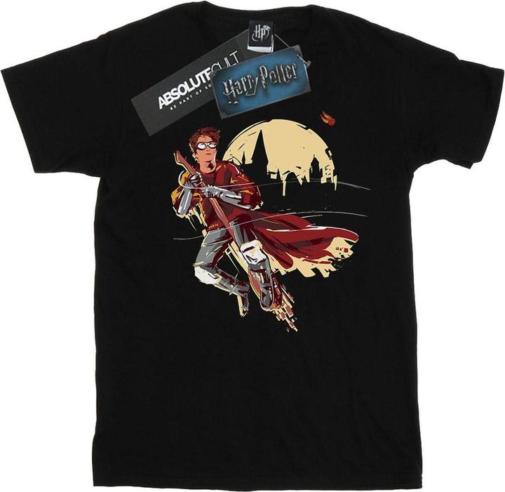 Actual product image Womens/Ladies Quidditch Seeeker Cotton Boyfriend T-Shirt (3XL)