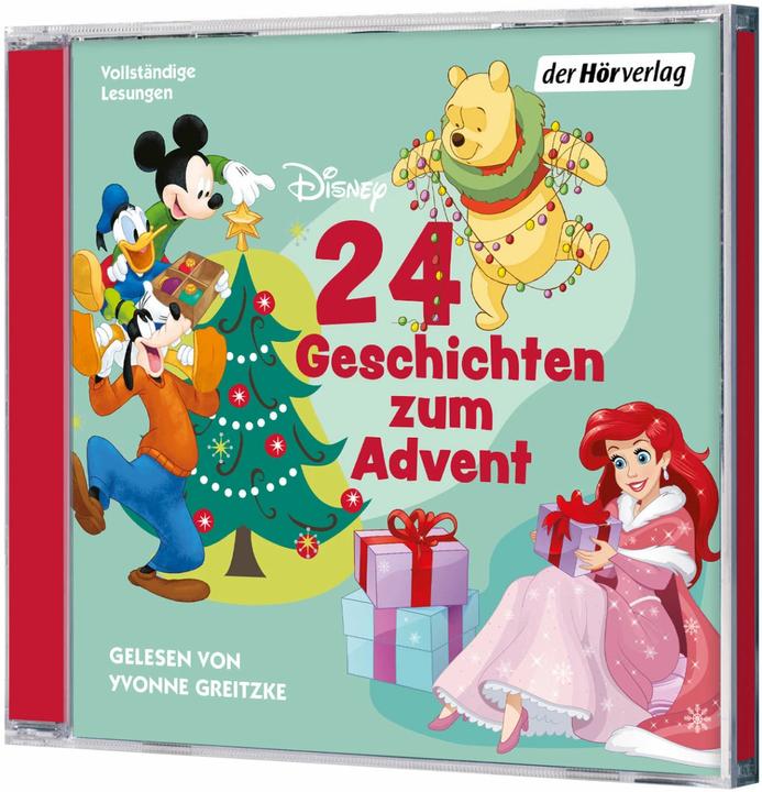 Image du produit 24 Geschichten zum Advent (Disney) (Yvonne Greitzke, Maria Zettner, Constanze Steindamm, Ann-Christin Andresen, Katrin Bergmann-Bennett, Allemand)