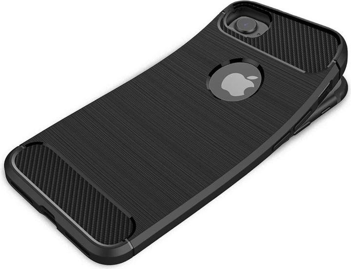 Immagine prodotto Screenguard Apple iPhone SE 2022 Custodia Carbon Brushed Soft TPU (Apple iPhone SE (terza generazione))