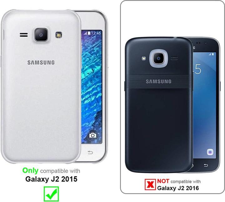 Actual product image Cadorabo Display protection glass (1 Piece, Samsung Galaxy J2)