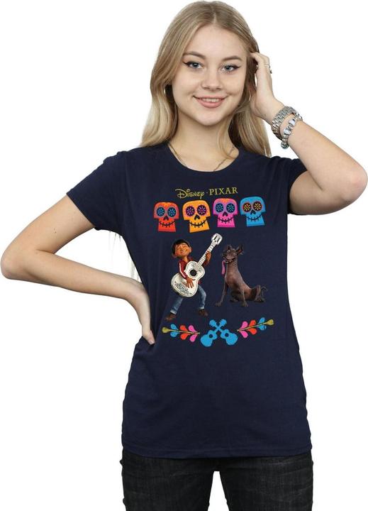 Actual product image Disney Womens/Ladies Coco Miguel Logo Cotton T-Shirt (XXL)