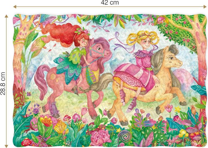 Produktbild D-Toys Puzzle Bunte Ponys 239 Teile (239 Teile)