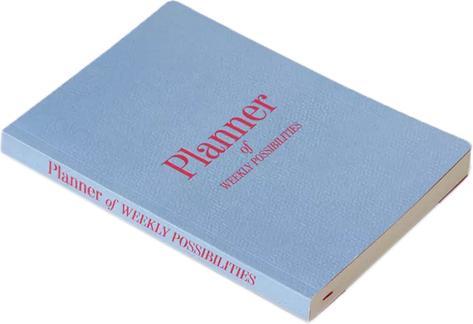 Actual product image Printworks Weekly - Planner of weekly possibilities bleu (English)