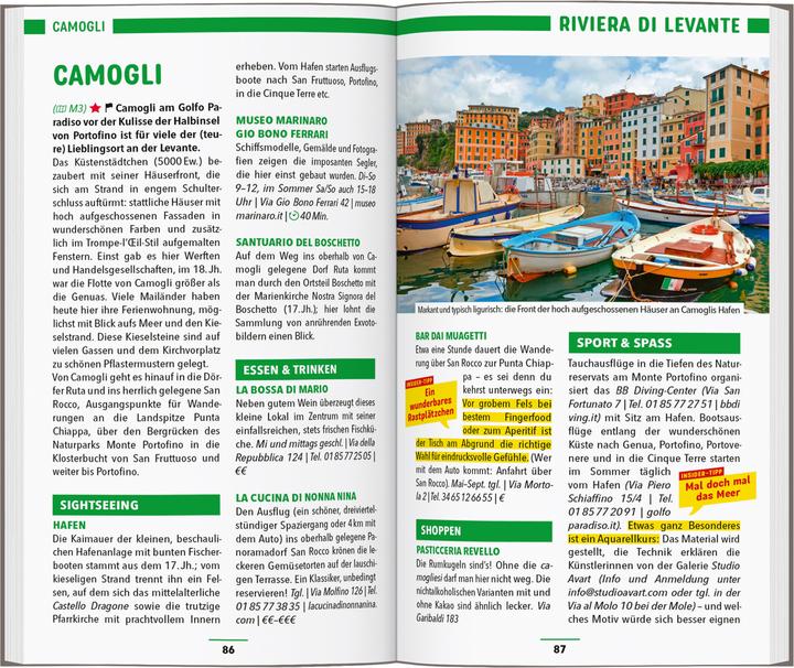 Immagine prodotto Reiseführer Ligurien, Italienische Riviera, Cinque Terre (Tedesco, Sabine Oberpriller, 2024)