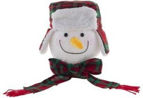 Produktbild Funny Fashion Dekofigur Tanzender Schneemann 22cm mit Licht, Ton und Bewegung
