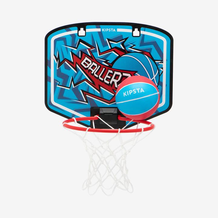 Kipsta Mini Basketballkorb - SK100 blau/rot