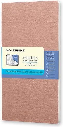 Actual product image Moleskine Chapter notebook Slim Medium, dot grid, antique pink (A6, Special ruling)
