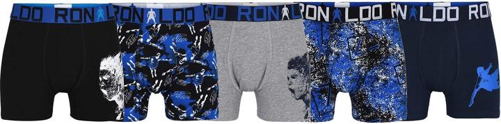 Actual product image CR7 Boys Trunk Cotton Stretch 5-Pack (122, 5-pack)