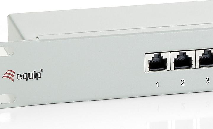 Produktbild equip 19" Patchpanel: 16 Port, 1HE, grau