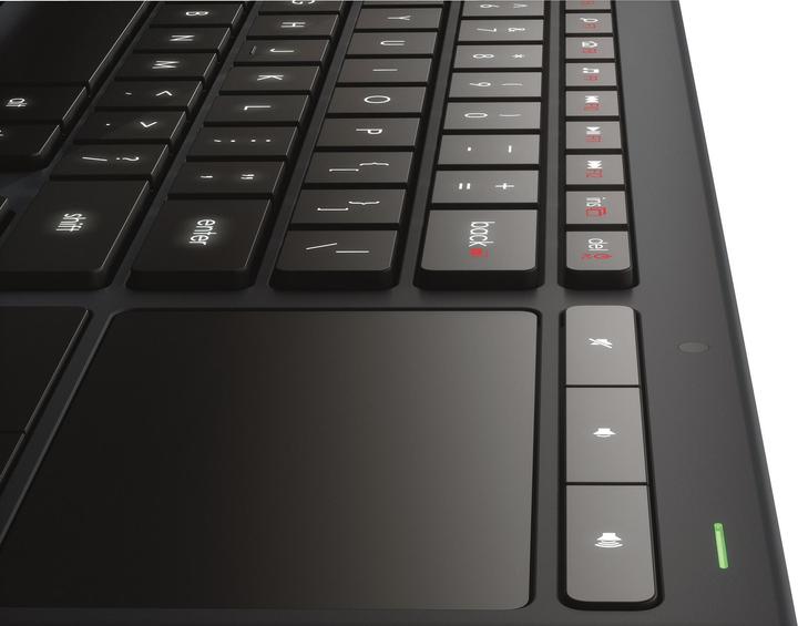 Actual product image Logitech Wireless Illuminated Keyboard K830 (CH, Wireless)