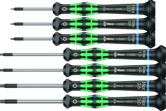Immagine prodotto Wera Set di giraviti esagonali per elettronica Kraftform Micro