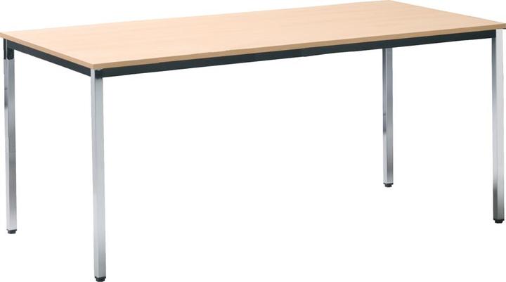 Produktbild Nowy Styl Tisch 800 x 800 mm chrom / Buche