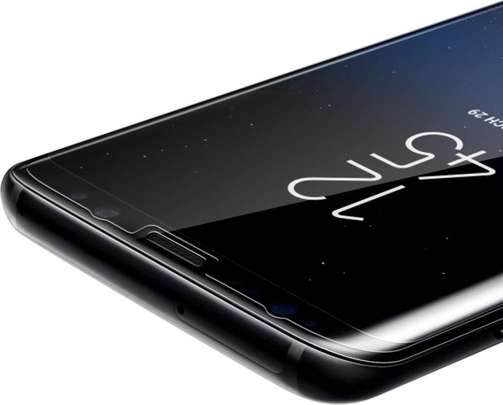 Actual product image Avizar Crystal clear film, glass screen protector (1 Piece, Samsung Galaxy S8+)