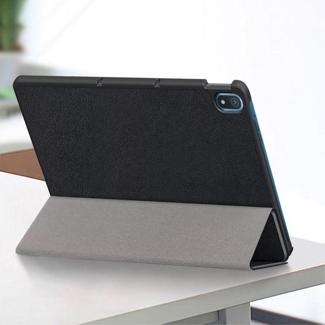 Produktbild MU Classic Dreifach faltbare Leder Hülle (Wiko T20)