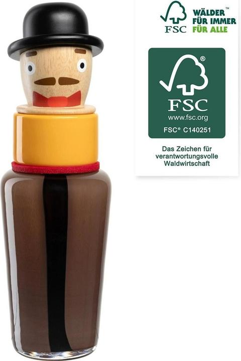 Produktbild Leonardo Vase Luigi 33 cm, Braun, Höhe: 33 cm (1 x, 100 x 100 x 33 cm)