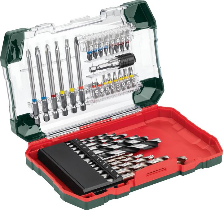 Actual product image Metabo Bit and drill roll bag SP. 35-piece (626725000)