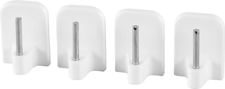 Productafbeelding My Basics Gordijnhaak wit kaart van 4