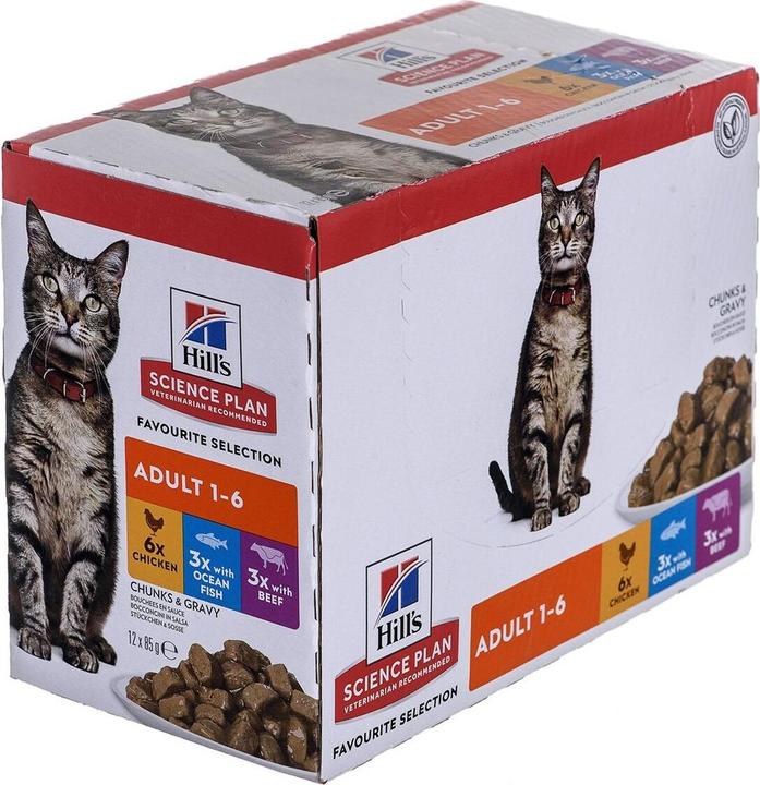 Image du produit Hill's Science Plan Favourite Selection (Adulte, 12 pcs, 85 g)