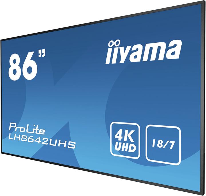 Actual product image iiyama LH8642UHS-B3 (3840 x 2160 Pixels, 85.70")