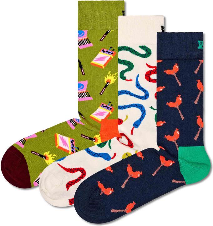 Happy Socks Happy Camper (3er Pack, 36 - 40)