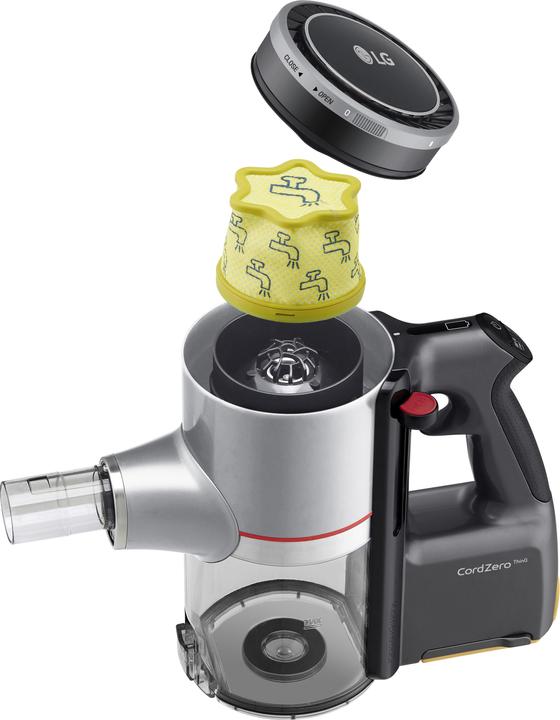 Actual product image LG Vacuum Cleaner A9K-CORE1S Cordless Cordless Bagless Electric Broom 200W Dual Battery - Argent