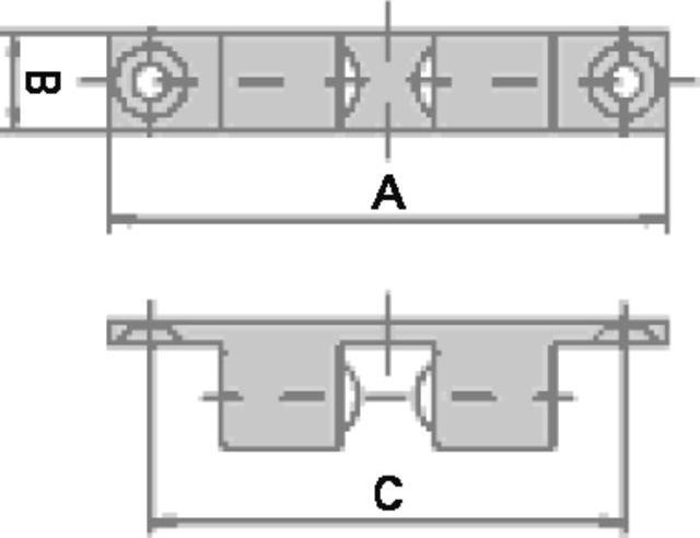 Actual product image BestaPac Kugelschnäpper aus Messing 70x13