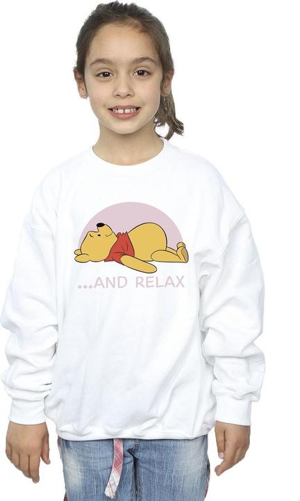 Actual product image Disney Girls Winnie The Pooh Relax Sweatshirt (128)