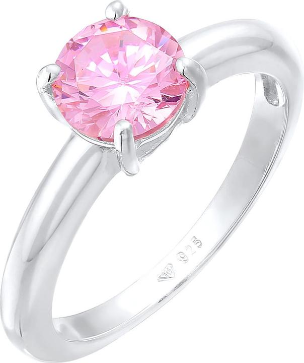 Elli Ring Solitär Klassisch Zirkonia 925 Sterling Silber