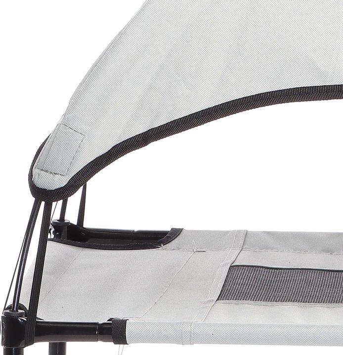 Image du produit Wiltec Transat Chien 91x76x16cm 35kg max Lit Relaxant surélevé Animal domestique protection soleil L (Chien)